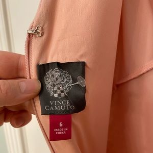 Vince Camuto pink floor length dress